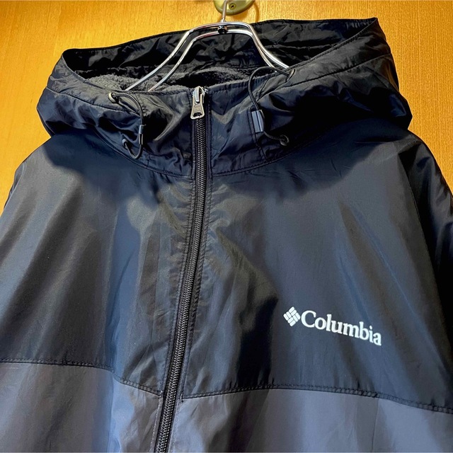 Columbia(コロンビア)の【Columbia】コロンビア　ナイロンジャケット　XXL ブラック　刺繍ロゴ メンズのジャケット/アウター(ナイロンジャケット)の商品写真