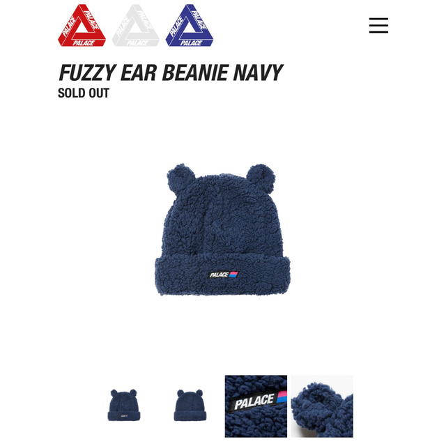 PALACE Fuzzy Ear Beanie