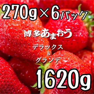 高級苺！！福岡県産【あまおう】デラックス等級 6パック(3箱)(フルーツ)