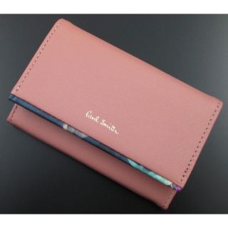 ポールスミス(Paul Smith)の1点限定！新品/箱付 ポールスミス アイリストリム 名刺入れ ローズ(名刺入れ/定期入れ)