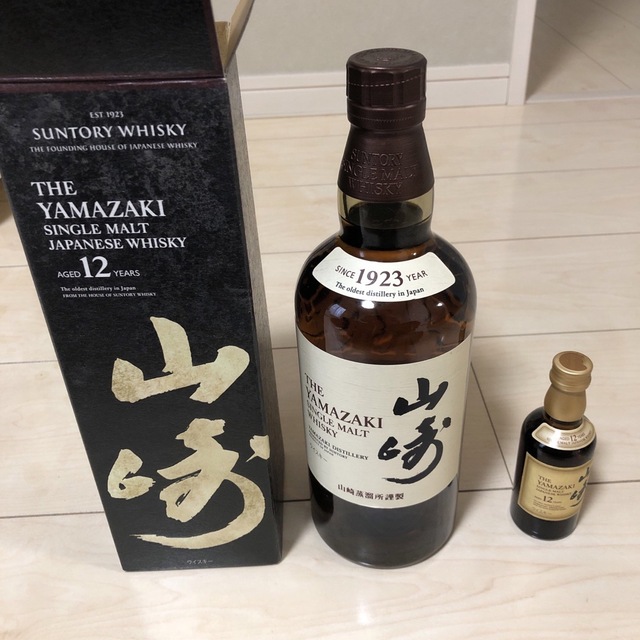 ウイスキー　山崎　700ml 山崎 12年　50ml