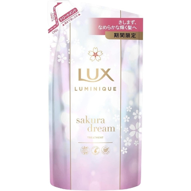 LUX(ラックス)のラックス サクラドリーム 詰め替え用 シャンプー＆トリートメント ２セット コスメ/美容のヘアケア/スタイリング(シャンプー/コンディショナーセット)の商品写真