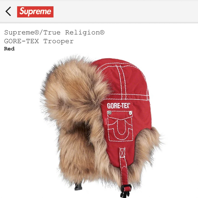 Supreme(シュプリーム)のSupreme®/True Religion® GORE-TEX Trooper メンズの帽子(ハット)の商品写真