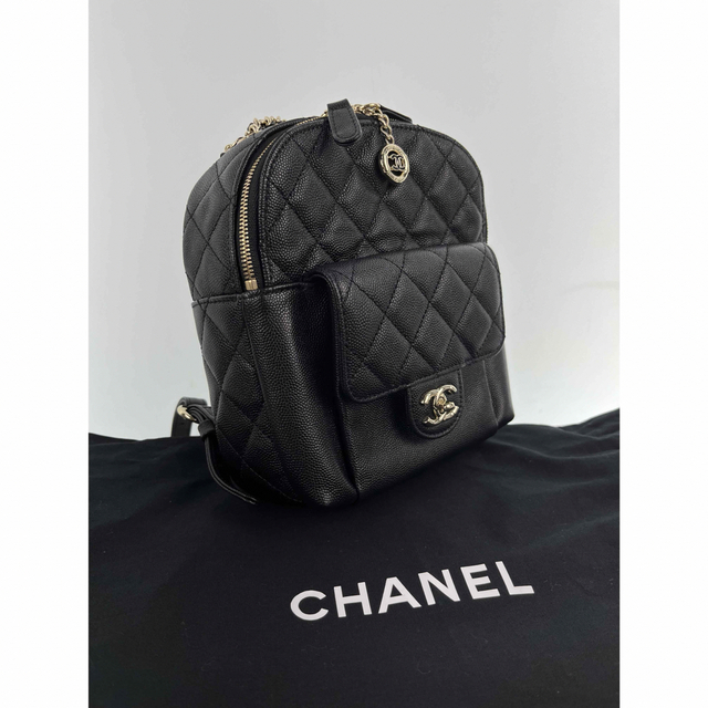 CHANEL(シャネル)のagete様専用シャネル ミニリュックサック バックパック キャビアスキン 鞄 レディースのバッグ(リュック/バックパック)の商品写真