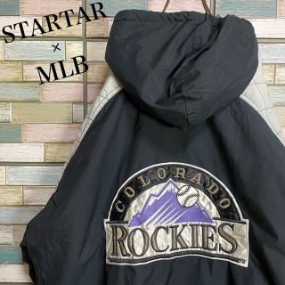 スターター(STARTER)のスターター×MLB コロラドロッキーズ　中綿ジャケット　ブルゾン　ビックロゴ(ブルゾン)