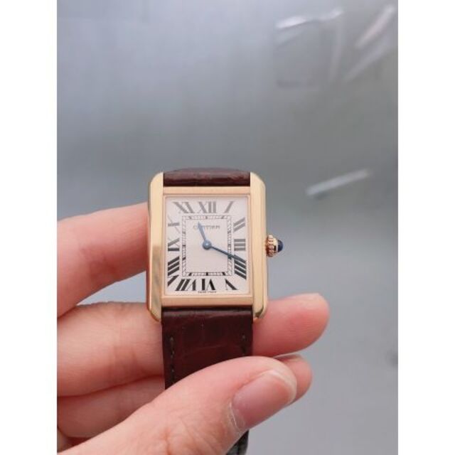 国際ブランド】 Cartier - 【美品】Cartier タンクソロウォッチ 腕時計