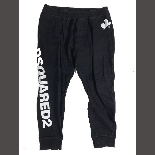 DSQUARED2 ディースクエアード LOGO SWEAT PANTS S74KB0431 ロゴプリント スウェットジョガーパンツ グレー