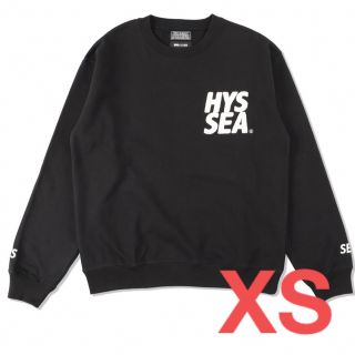 ヒステリックグラマー(HYSTERIC GLAMOUR)のWIND AND SEA × HYSTERIC GLAMOUR スウェット　黒(トレーナー/スウェット)