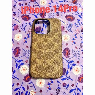 コーチ(COACH)の🌈【iPhone 14Pro】COACH レザーケース(iPhoneケース)