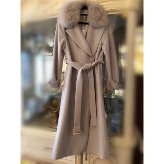 JUSGLITTY - 新品 JUSGLITTY ファー付きバックボリュームコート