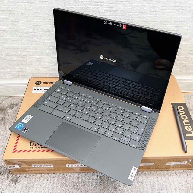 Lenovo(レノボ)の中古美品　Lenovo IdeaPad Flex550i Chromebook スマホ/家電/カメラのPC/タブレット(ノートPC)の商品写真