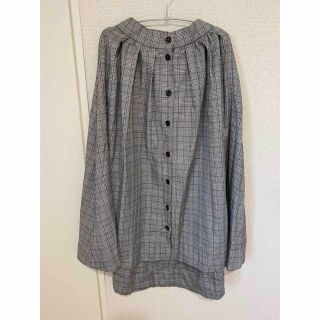 ダブルクローゼット(w closet)のチェック　ロングワンピース(ロングワンピース/マキシワンピース)