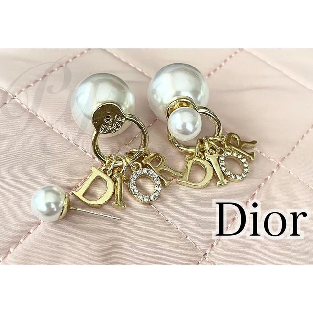 Christian Dior(クリスチャンディオール)の刻印あり♡トライバルパールピアス メンズのアクセサリー(ピアス(両耳用))の商品写真