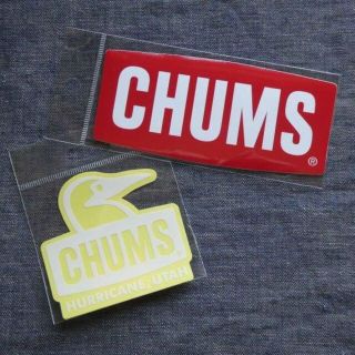 チャムス(CHUMS)の2枚セット チャムス ステッカー CH62-1072 CH62-1124 WH(その他)