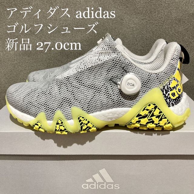 adidas(アディダス)の⛳️【新品】アディダス adidas 27.0cm ゴルフシューズ スパイクレス スポーツ/アウトドアのゴルフ(シューズ)の商品写真