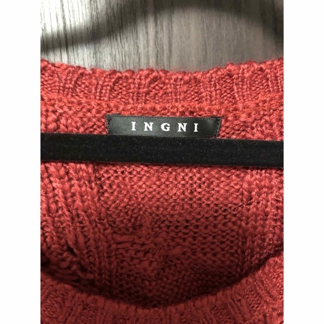 INGNI(イング)のダメージニット レディースのトップス(ニット/セーター)の商品写真