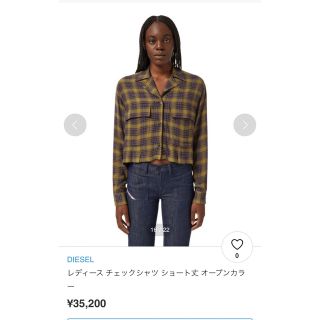 ディーゼル(DIESEL)のDIESEL ショート丈シャツ(シャツ/ブラウス(長袖/七分))