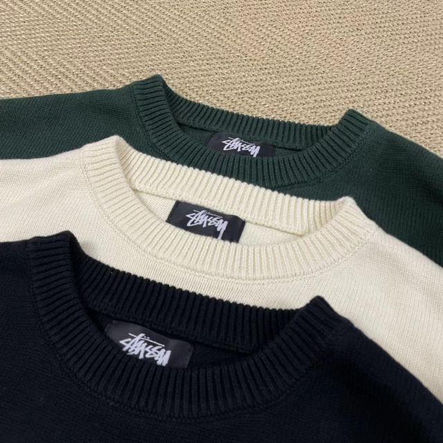 STUSSY CURLY S SWEATER ニット セーター XL