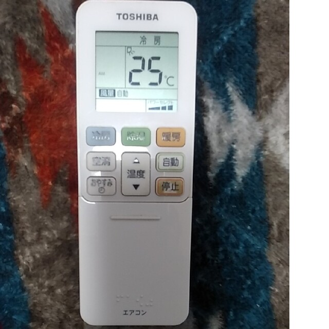 東芝(トウシバ)のTOSHIBA☆エアコン☆リモコン スマホ/家電/カメラの冷暖房/空調(エアコン)の商品写真