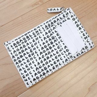 新品未使用】BALENCIAGA フラグメント コインケース 総柄 ホワイト