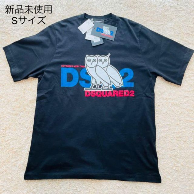 【新品未使用】DSQUARED2 × OVO　Tシャツ　ブラック　Sサイズ
