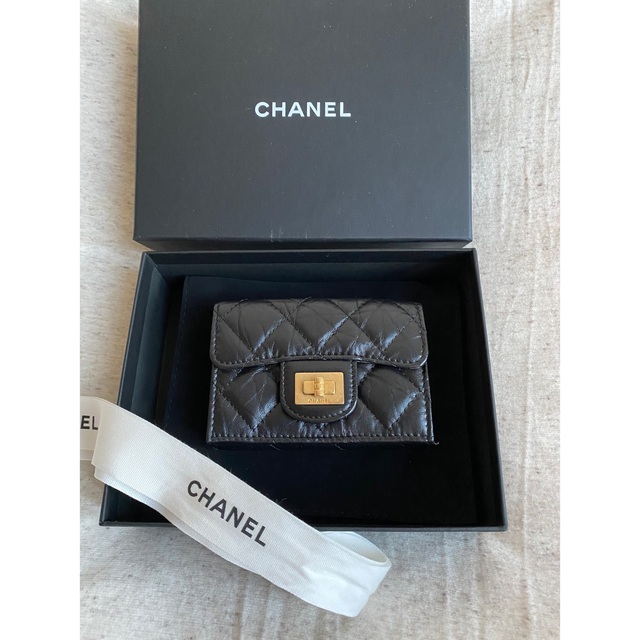 在庫あります 直営店購入 新品同様 CHANEL シャネル ミニウォレット