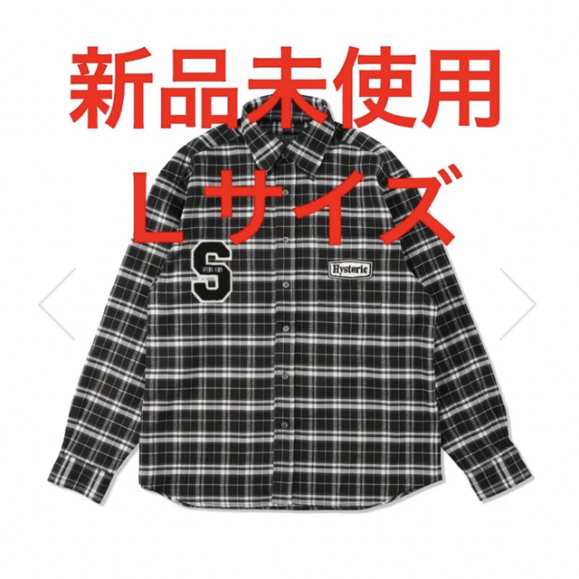 HYSTERIC GLAMOUR X WDS】CHECK SHIRT ブラック 超人気の 17680円