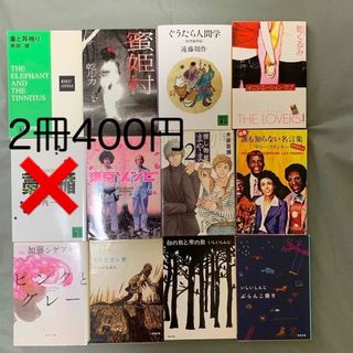 文庫　2冊400円(文学/小説)