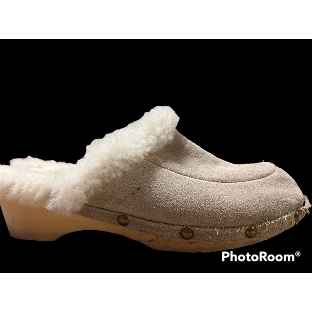 ORiental TRaffic(オリエンタルトラフィック)のオリエンタルトラフィック　ムートン　サボ　ボア　スエード　靴　サンダル　ミュール レディースの靴/シューズ(サンダル)の商品写真
