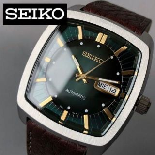 セイコー(SEIKO)の【定価4.1万円】セイコー リクラフト SEIKO メンズ腕時計 レザーベルト(腕時計(アナログ))