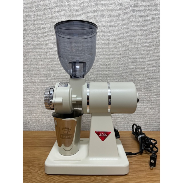 Kalita(カリタ)のカリタ　ナイスカットG  コーヒーミル　アイボリー スマホ/家電/カメラの調理家電(電動式コーヒーミル)の商品写真