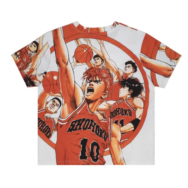 スラムダンク Tシャツ 流川 ADVANCE 白 Mサイズ slamdunk