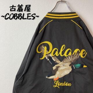 PALACE - Palace Chain Stitch Bomber Jacket古着 黒の通販｜ラクマ