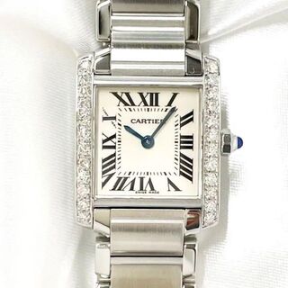 Cartier - カルティエ タンクフランセーズ SM ベゼルダイヤ 腕時計 レディース TANK