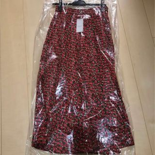 ルームサンマルロクコンテンポラリー(room306 CONTEMPORARY)のPattern Hem Flare Skirt フラワー(ロングスカート)