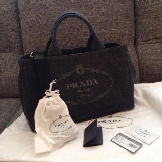 プラダ(PRADA)の3日間限定お値下げ 新品 プラダ カナパ  ブラック 黒 M 2way 送料込み(ショルダーバッグ)