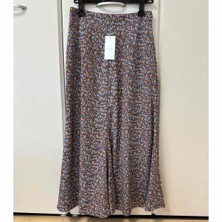 新品タグ付きpattern hem flare skirt