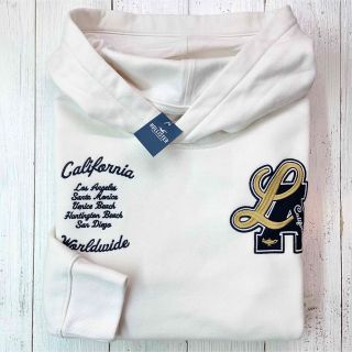 ホリスター(Hollister)のおしゃれな刺繍&ワッペン！ソフト♩カリフォルニア/パーカー【XS】ホリスター(パーカー)