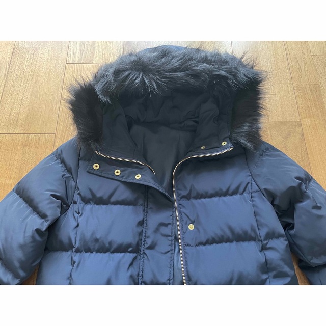 GU(ジーユー)のGU ダウン コート XS ネイビー ジーユー ユニクロ GAP ZARA レディースのジャケット/アウター(ダウンコート)の商品写真