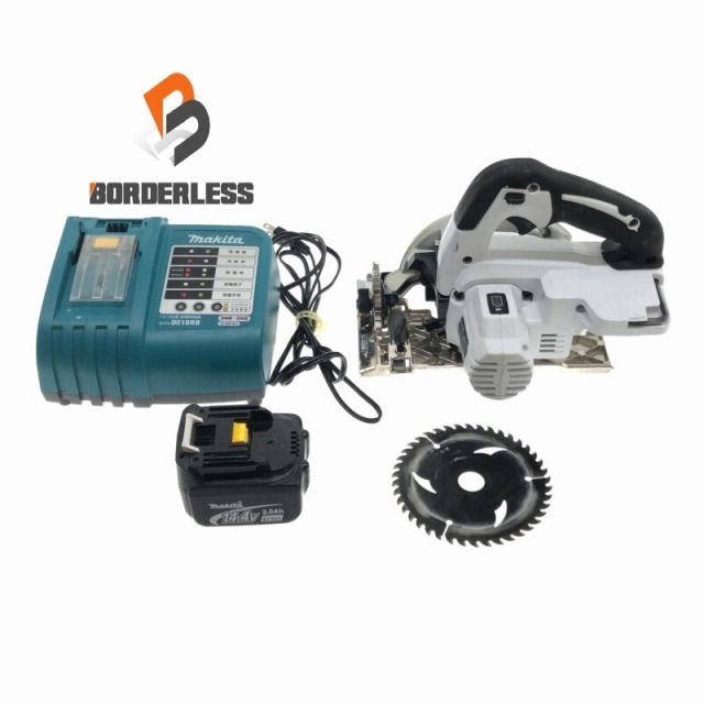 ☆品☆makita マキタ 14.4V 125mm 充電式マルノコ HS470D 3.0AH バッテリー1個 充電器付き 丸ノコ/丸鋸/丸のこ 61512バイク