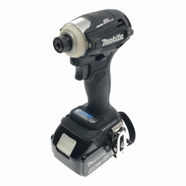 工具☆極美品☆makita マキタ 18V充電式インパクトドライバ TD172D バッテリー2個(18V 6.0Ah) 充電器付き ケースなし 電動工具 61784