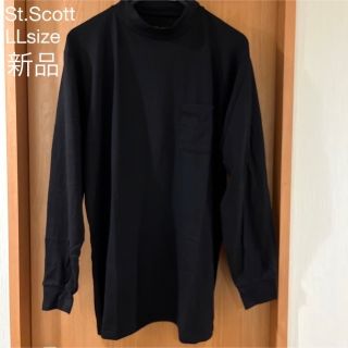 スコット(SCOTT)の新品未着用　St.Scott  メンズ長袖ハイネックTシャツ　L Lサイズ(Tシャツ/カットソー(七分/長袖))