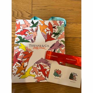 ティファニー(Tiffany & Co.)のTiffany 紙袋　ショッパー　ステッカー　リボン　Andy Warhol(ショップ袋)