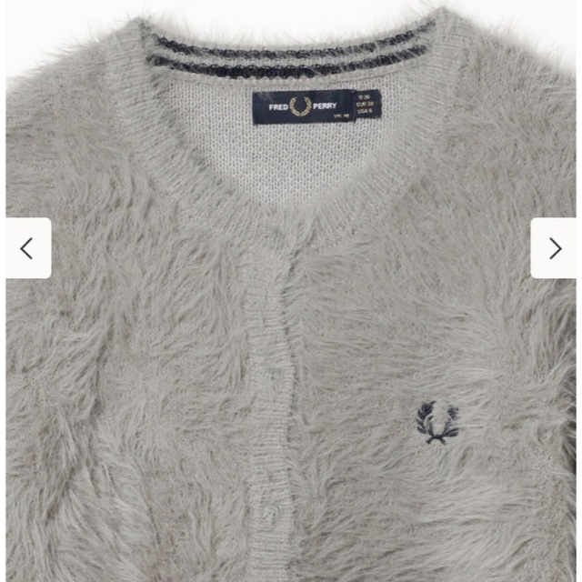 BEAMS×FRED PERRY シャギーカーディガン BEAMS×FRED PERRY シャギーカーディガン
