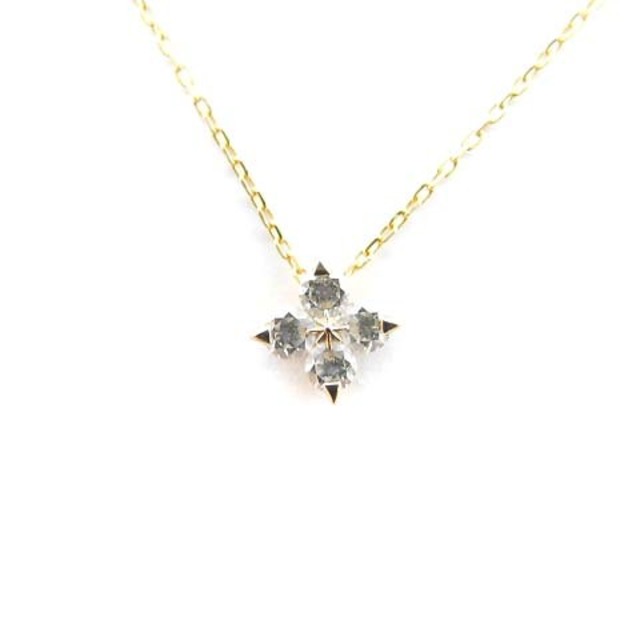 スタージュエリー K18 ネックレス BRIGHTEST STAR 大人女性の