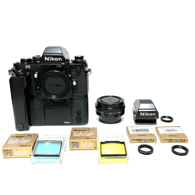 ニコン Nikon F3 HP + MD-4 モータードライブ 付属品付き