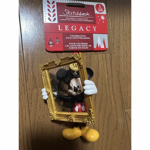 ディズニー　オーナメント　ミッキー　90周年　レガシー エンタメ/ホビーのおもちゃ/ぬいぐるみ(キャラクターグッズ)の商品写真