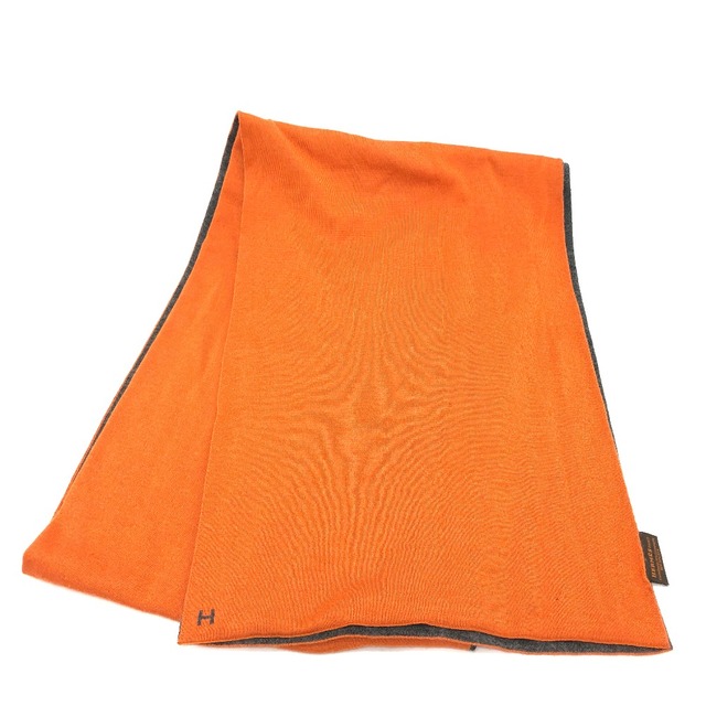Hermes - エルメス HERMES ファッション小物 Hロゴ ロゴ マフラー
