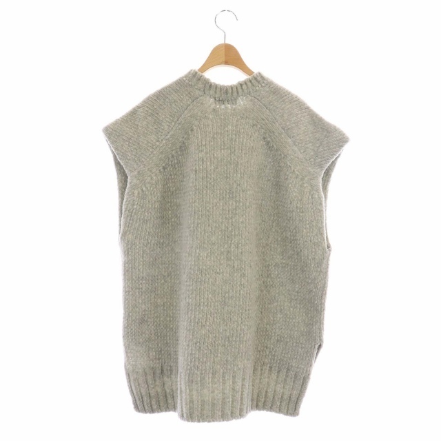 エイトン 22AW WOOL MOLE クルーネックベスト ニット プルオーバー