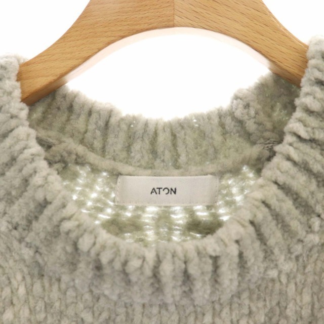 エイトン 22AW WOOL MOLE クルーネックベスト ニット プルオーバー - 2